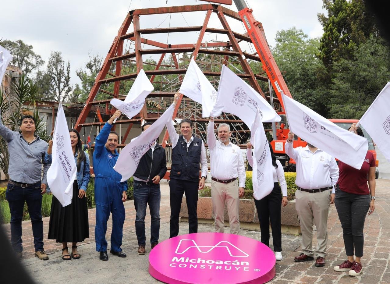 Gobernador Ramírez Bedolla inicia modernización del Planetario de Morelia