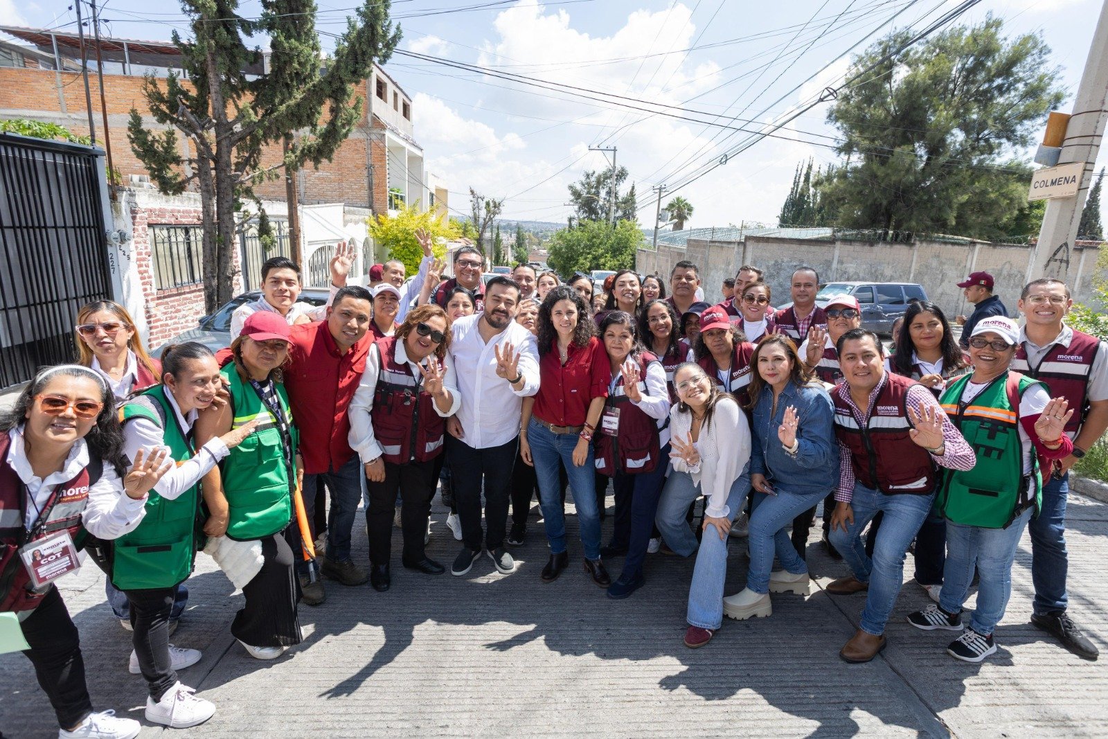 Luisa María Alcalde festeja el récord histórico de aprobación de Claudia Sheinbaum
