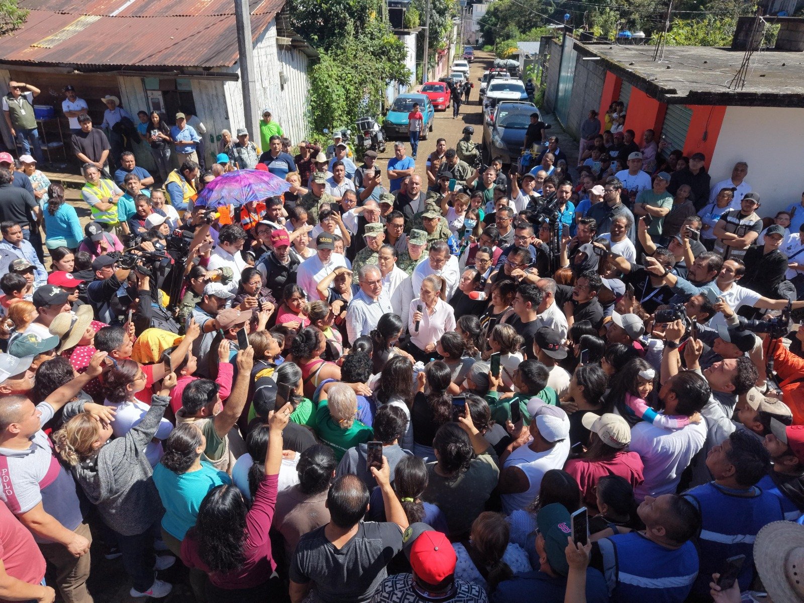 Presidenta Sheinbaum anuncia inicio de censo hoy en las cinco entidades impactadas por lluvias