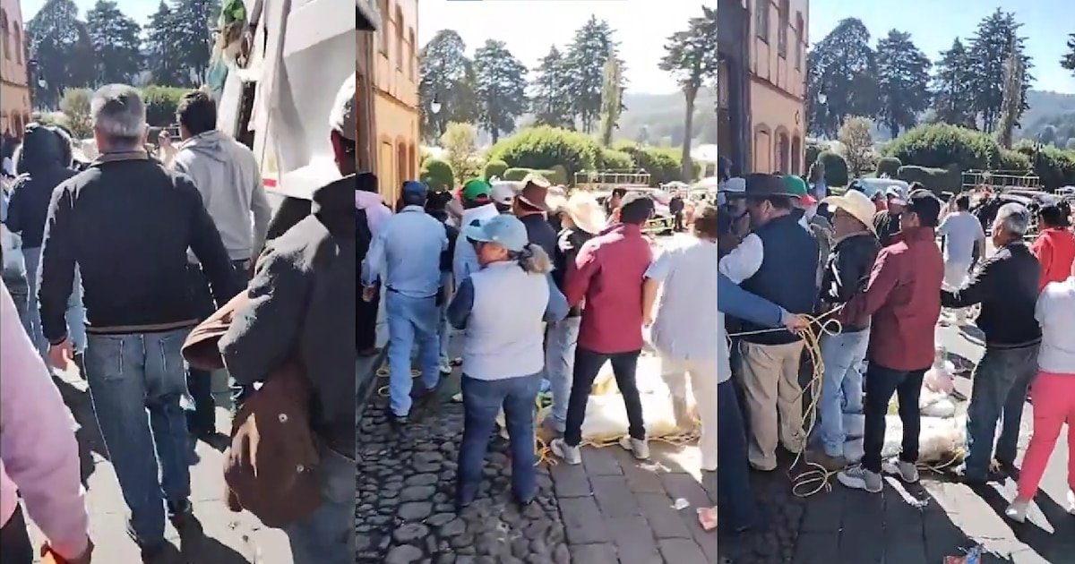 Protesta en El Oro: Vecinos Amarran a Funcionarios por Falta de Agua