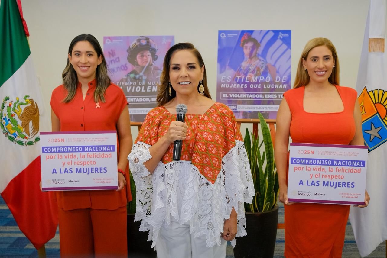 Mara Lezama integra a Quintana Roo al Compromiso Nacional contra la violencia hacia las mujeres