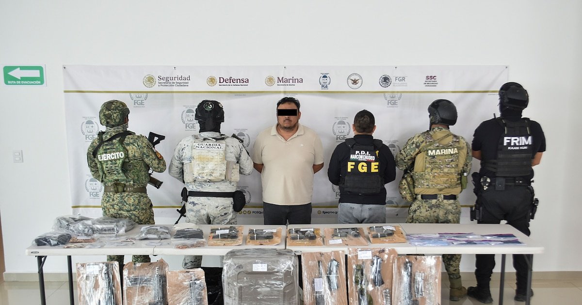 Caída de “El Rayo”: Líder del CJNG detenido en Cancún con arsenal