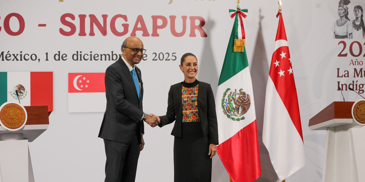 Sheinbaum y Singapur: Alianza Digital y Arrecifes en el Menú de Palacio Nacional