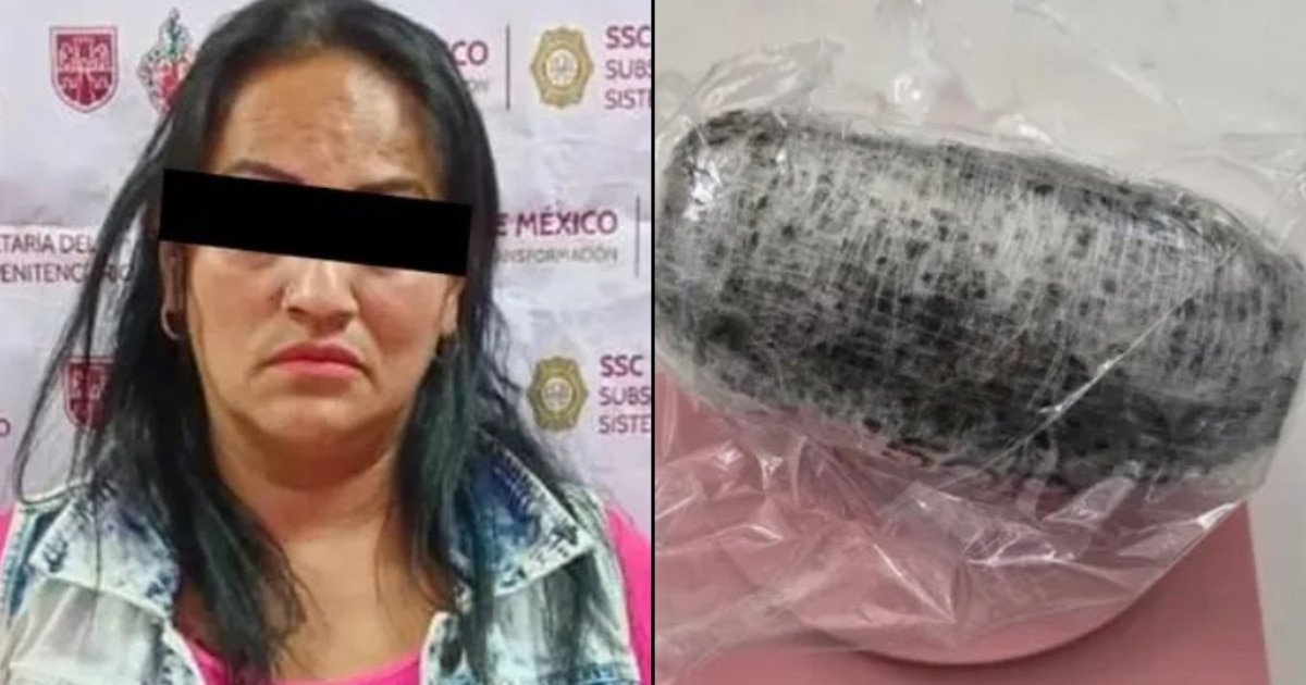 Detienen a mujer con medio kilo de marihuana en Reclusorio Oriente