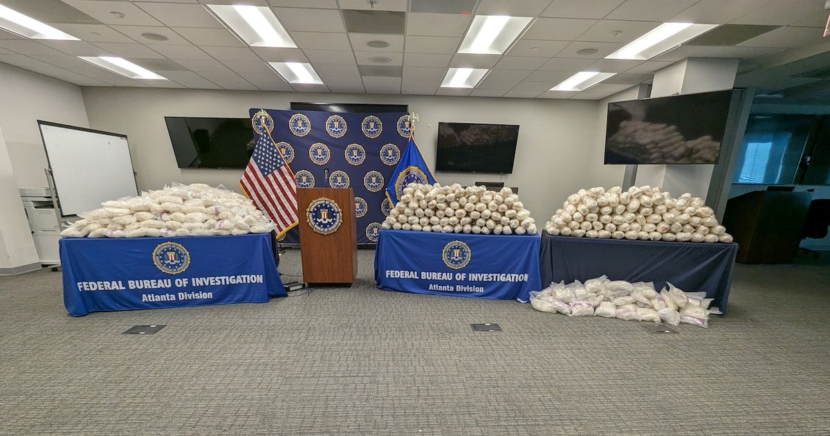 Mexicano detenido en Georgia por tráfico de 719 kilos de metanfetamina